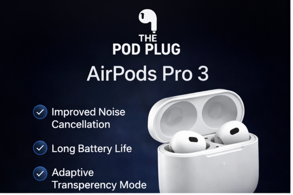 AirPods Pro 3 – Premium Wireless Earbuds with Noise Cancellation